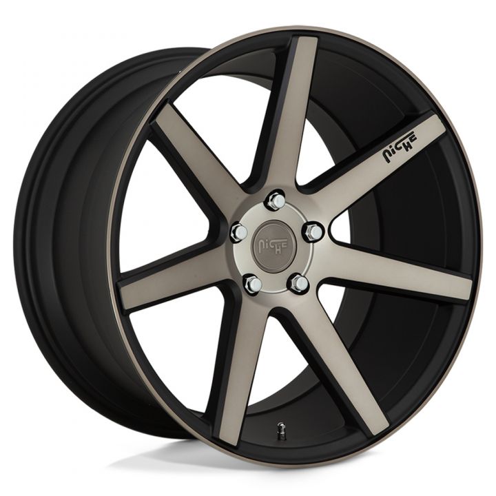 Niche Wheels<br>Verona Matte Black Machined (17x8)